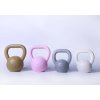 StrongGear bílý Kettlebell ocel (Váha 28 kg)