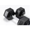 Hexagonální jednoruční činky sada (Váha 52,5 kg až 60 kg)