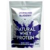 Bear Foot Natural Whey Protein 500g, Grass-fed CFM syrovátkový koncentrát s lyofilizovaným ovocem (Varianta Jahoda)