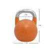 StrongGear bílý Kettlebell ocel (Váha 24 kg)