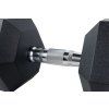Hexagonální jednoruční činky (Váha 2 x 10 kg)