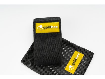 GoldBee Textilní Odporová Guma - Černá (Velikost L)