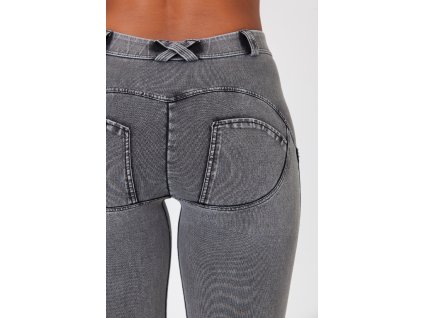 Boost Jeans Mid Waist Grey (Barva Šedá, Velikost L)