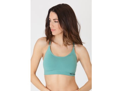 Better Bodies Podprsenka Seamless Short Teal Green (Barva Zelená, Velikost L)