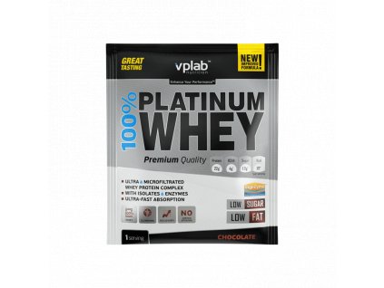 VPLab 100% Platinum Whey 30 g Syrovátkový koncentrát + izolát (Varianta Chocolate)