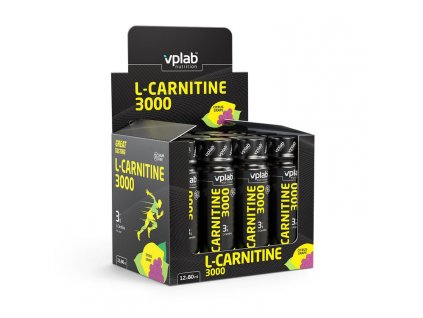 VPLab L-Carnitine 3000 80 ml Shot L-karnitin v tekuté formě (Varianta citrus-grape)