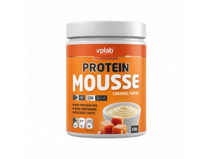 VPLab Protein Mousse Caramel Toffee 330 g proteinová karamelová pěna (Varianta caramel toffee)