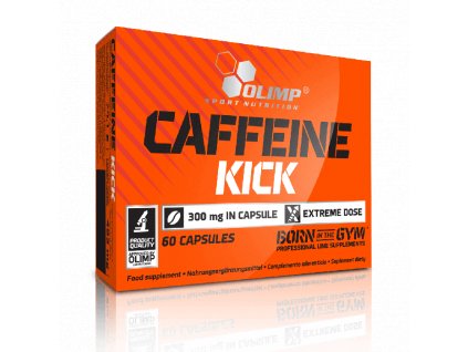 Olimp Caffeine Kick 60 kapslí (Varianta 300 mg kofeinu v jedné kapsli)