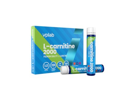 VPLab L-Carnitine 2000 7x25 ml ampule tekutá forma l-karnitinu v ampulích (Varianta Forest fruits)