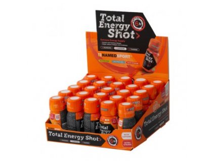 NAMEDSPORT Total Energy Shot Orange (Varianta guaranou a bezinkou)