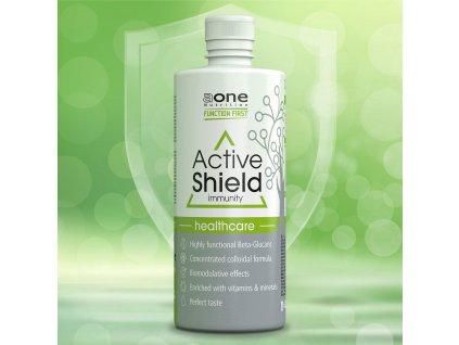 AONE Active Shield Immunity 500ml (Varianta směs beta-glukanů a 10 vitaminů a minerálů)