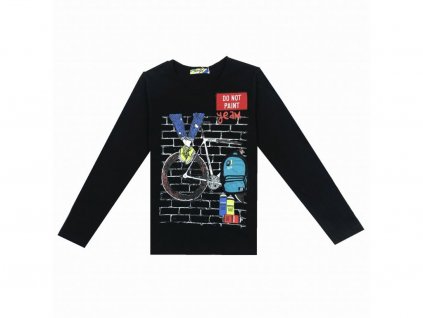 chlapecke triko Kugo M0233 cerna