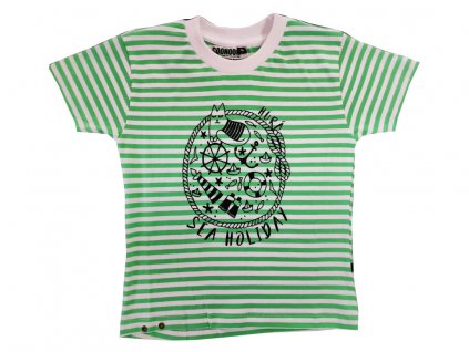 Námořnické triko Calvi 20-060 - zelená