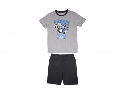 chlapecke pyzamo wolf S2067 seda