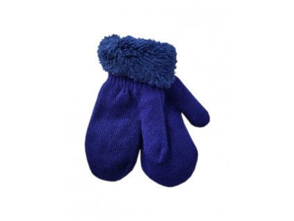 kojenecke rukavice yo red 0001c tmave modra