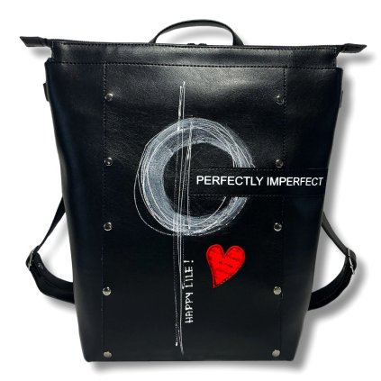 FuFu batoh - ručně malovaná abstrakce