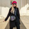 Kulatá kabelka crossbody KK04