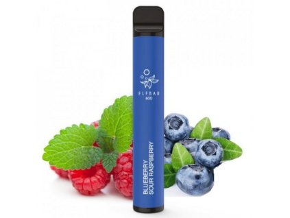30505 elf bar 600 jednorazova elektronicka cigareta blueberry sour raspberry 20mg