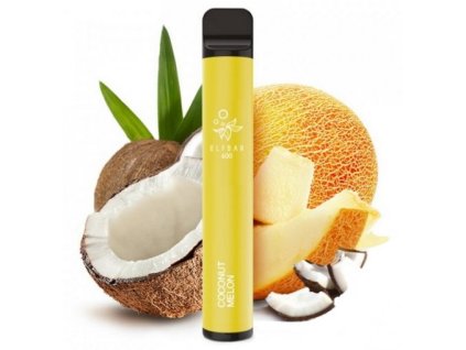 30517 elf bar 600 jednorazova elektronicka cigareta coconut melon 10mg