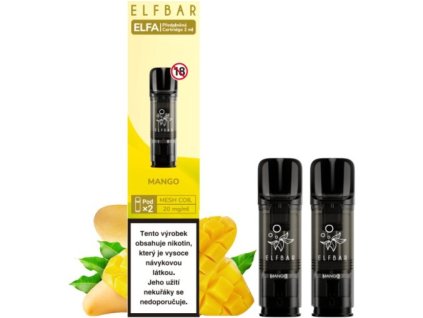 39362 elf bar elfa pods cartridge 2pack mango 20mg