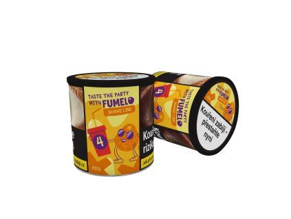 Tabák FUMELO Shake line 200g - 04  prémiový světlý tabák do vodní dýmky (200g balení, mix melounů, borůvky, manga a ledu)