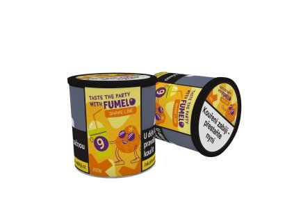 Tabák FUMELO Shake line 200g - 09  prémiový světlý tabák do vodní dýmky (200g balení, mix červeného rybízu, ostružiny a ledu)