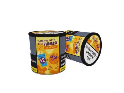 Tabák FUMELO Shake line 200g - 12  prémiový světlý tabák do vodní dýmky (200g balení, mix borůvky, líčí a ledu)