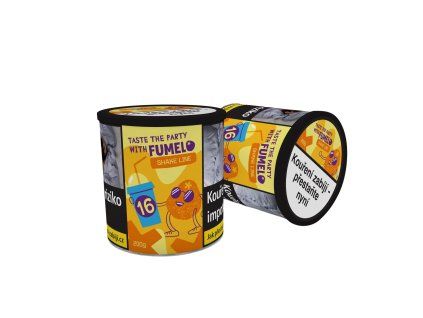 Tabák FUMELO Shake line 200g - 16  prémiový světlý tabák do vodní dýmky (200g balení, extra osvěžující mix citronu a ledu)
