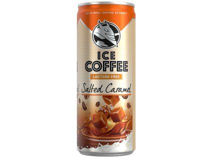 Ice Coffee Hell 0,25l Salted Caramel plech  energetický nápoj, 32mg kofeinu, vitaminy B, 250 ml