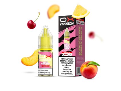 OXVA OX PASSION Salt Cherry Peach Lemon (Třešeň, broskev & citron) 10ml