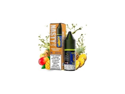 35868 liquid nasty liq salt mango peach pineapple 10ml 20mg mango broskev ananas