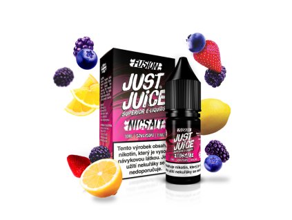 Just Juice Salt Fusion Berry Burst & Lemonade (Lesní ovoce s citronem) 10ml