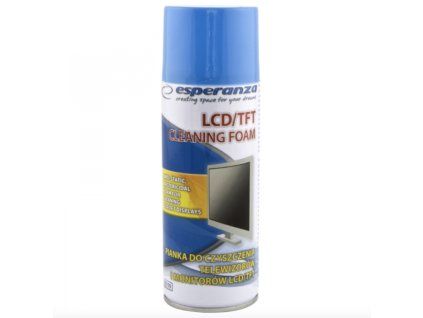 ESPERANZA čisticí pěna na monitory LCD/TFT 400 ml  antistatická, pro LCD/TFT, objem 400 ml
