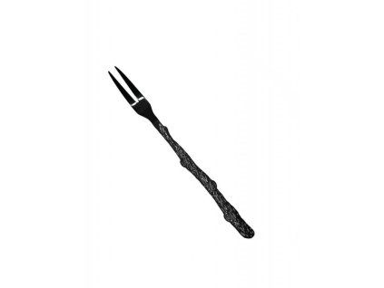 Vidlička - Steel 3 Black  vidlička na přípravu tabáku do vodní dýmky, nerezová ocel, černá