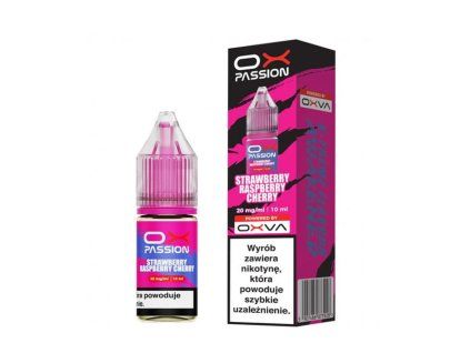 Liquid OXVA OX PASSION Salts Strawberry Raspberry Cherry 10ml 20mg