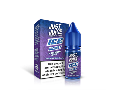 Liquid Just Juice Salt Ice Blackcurrant & Lime 10ml 20mg