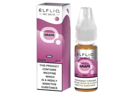 Liquid ELFLIQ Nic Salts Grape 10ml - 10mg  10ml - 10mg (Grape)