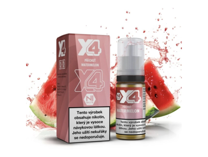 Liquid X4 Bar Juice - Watermelon 10ml - 10mg  10ml - 10mg (Watermelon)