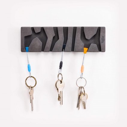 Key holder for climbers - Dark concrete