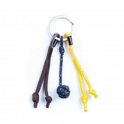 Climbing keychain knot