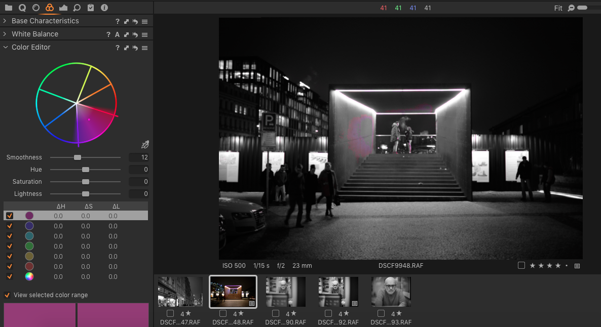 Capture ONE EXPRESS FUJIFLM 6 (Tooltab Lens a Color)