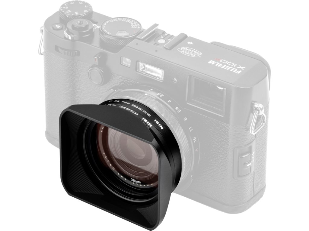 NiSi Lens Hood, UV-Filter & Cap for Fujifilm X100 series Black