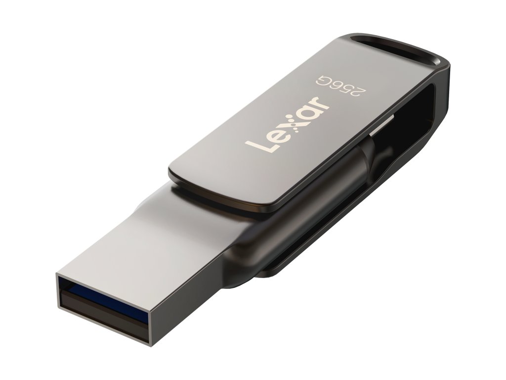 Lexar JumpDrive Dual Drive D400 Type-C/Type-C & Type-A, up to 130MB/s read (USB 3.1) 256GB
