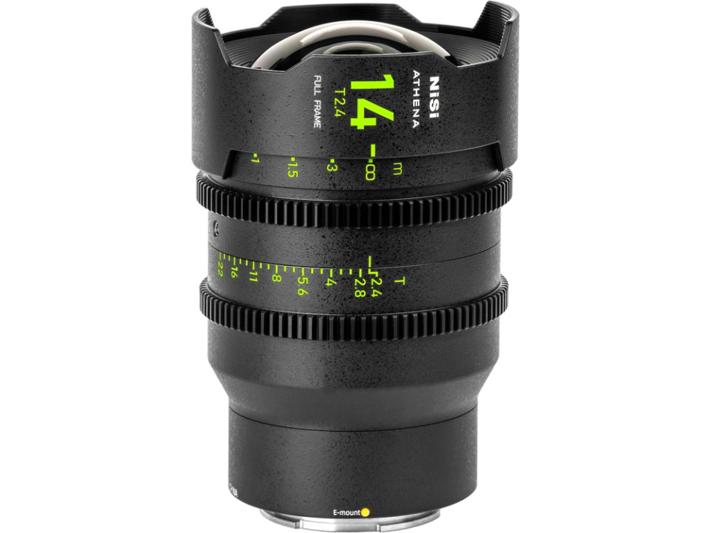NiSi Cine Lens Athena Prime 14mm T2.4 E-Mount (Without Drop-in Filter)