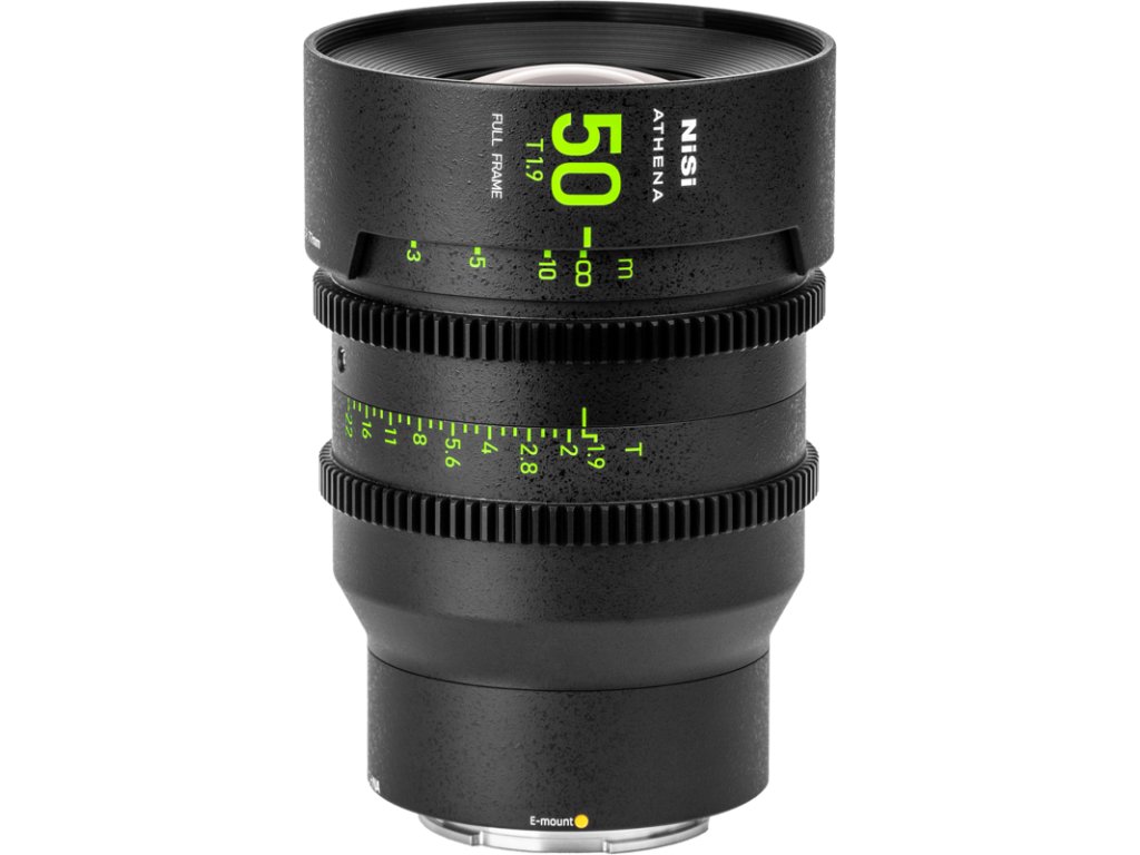 NiSi Cine Lens Athena Prime 50mm T1.9 E-Mount (Without Drop-in Filter)