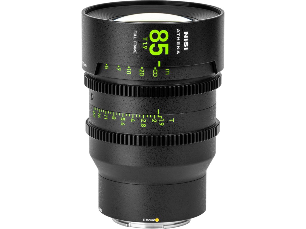 NiSi Cine Lens Athena Prime 85mm T1.9 E-Mount (Without Drop-in Filter)