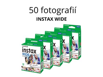 200 fotogrrafií INSTAX WIDE 6