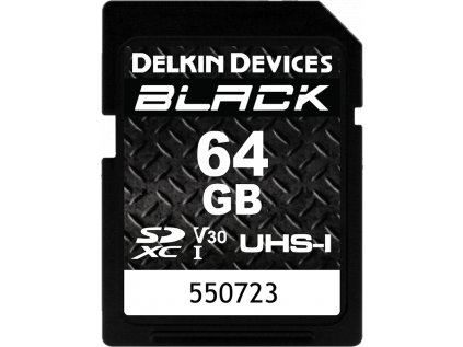 Delkin SD BLACK Rugged UHS-I (V30) R90/W90 64GB