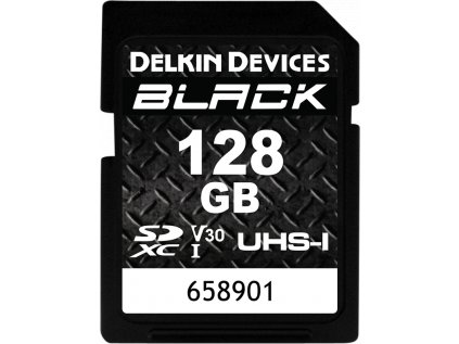 Delkin SD BLACK Rugged UHS-I (V30) R90/W90 128GB