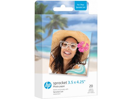 HP Sprocket Zink paper 3,5x4,25 20-pack